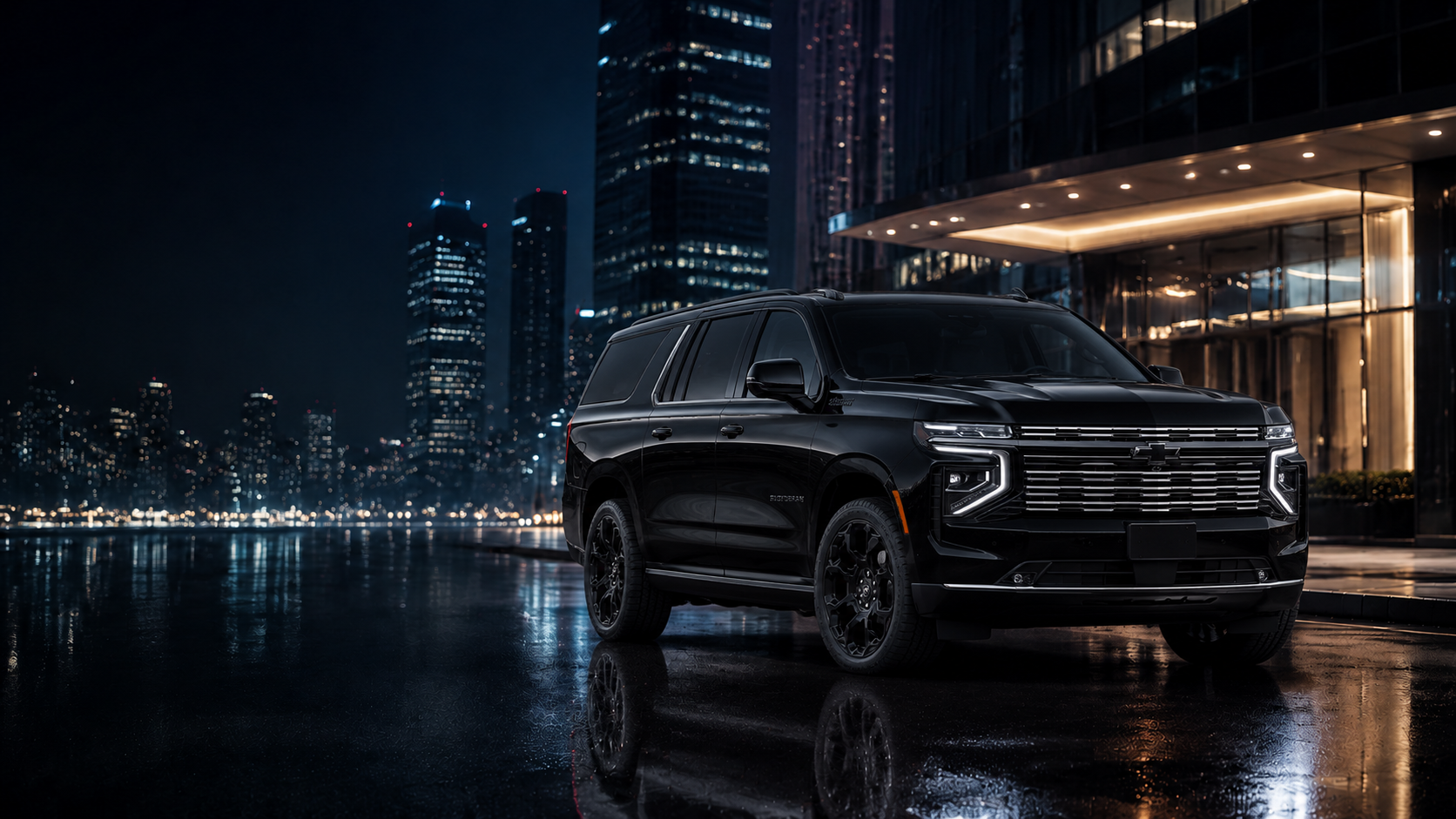Black Chevrolet Suburban